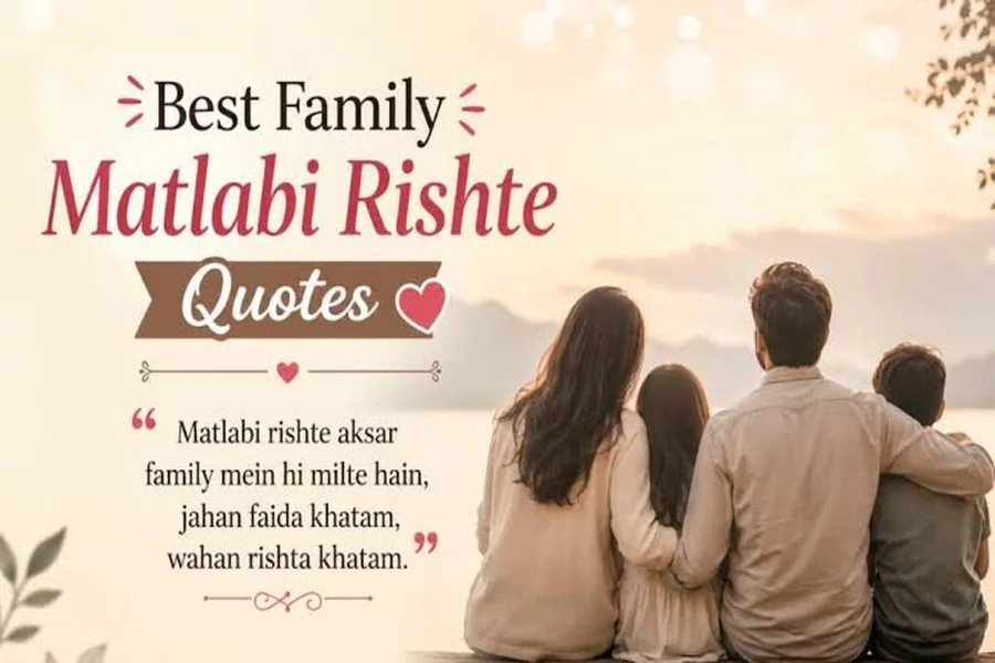 Family Matlabi Rishte Quotes